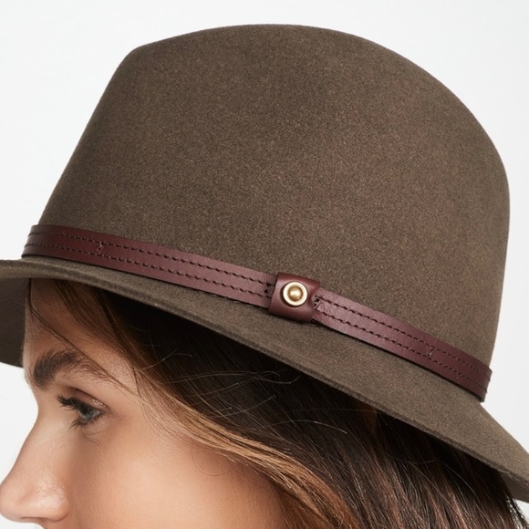 RAG & BONE Floppy Brimmed Fedora in Brown - M main image 10